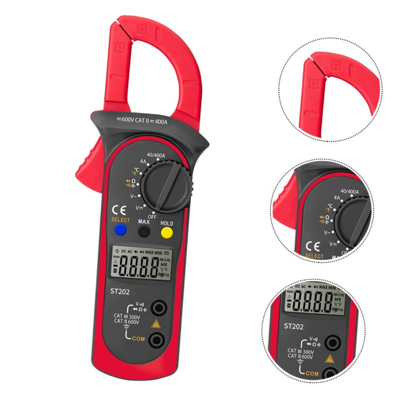 Clamp Multimeter Professional Voltage Tester/Measurement Easy to Use Compact Pouch - Image 4