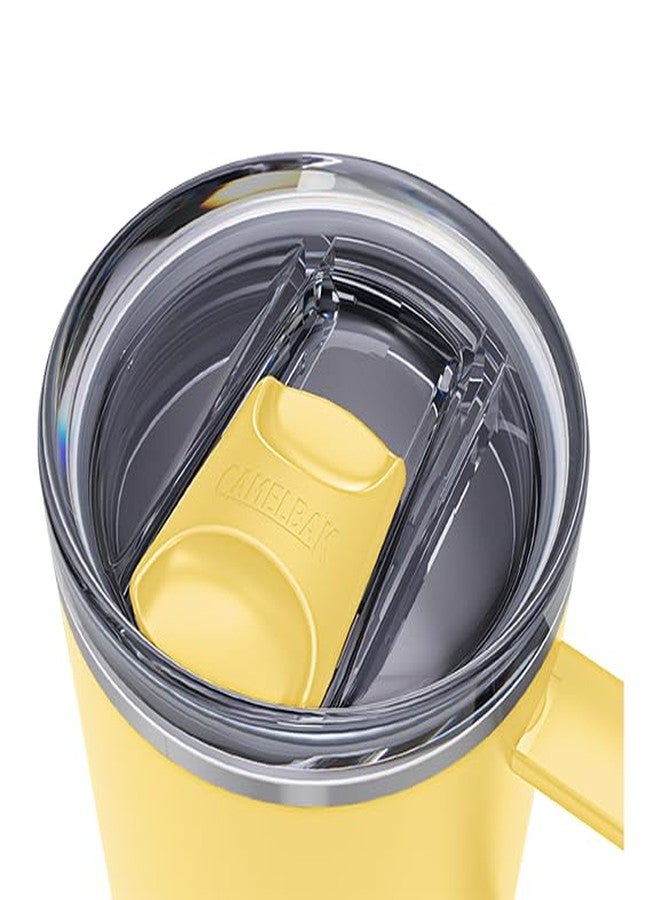 CamelBak Thrive Drinkware Insulated Stainless Steel Mug Yellow Bloom, 32oz - Image 3