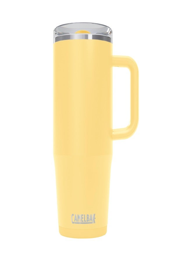 CamelBak Thrive Drinkware Insulated Stainless Steel Mug Yellow Bloom, 32oz - Image 1
