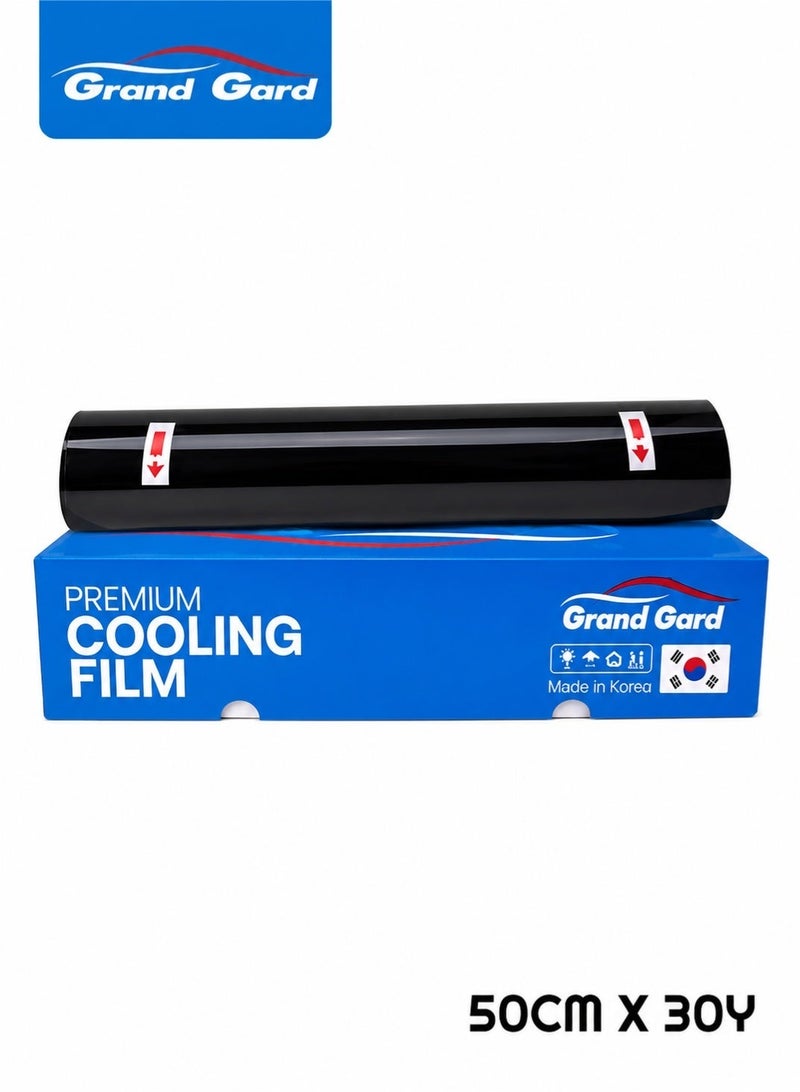 Premium Window Tint Film - UV Shield, Heat Reduction, Privacy Enhancer for Home and Auto 50cm 30Y - Image 1