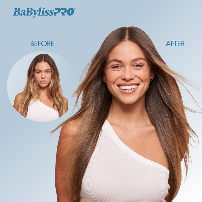 BaBylissPRO مكواة شعر بايبيليس برو نانو تيتانيوم المسطحة ، 1/2" مكواة شعر رفيعة للغاية لنتائج صالون احترافية وجميع أنواع الشعر - Image 4