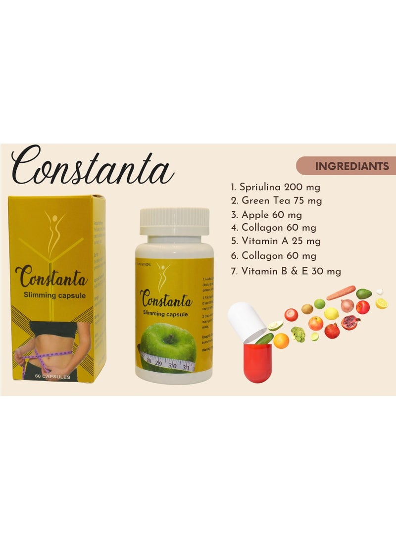 CONSTANTA Constanta Slimming 60 Capsules Made in Thailand - Image 2