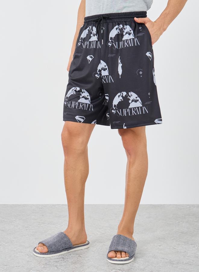 Styli Superman Slogan Print Tank and Shorts Set - Image 5