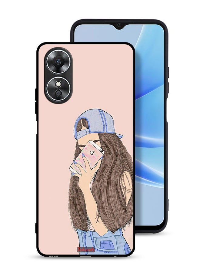 Tolwak Oppo A17 Protective Case Cover Making Selfies - Image 1