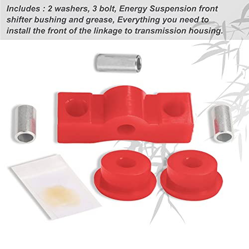 Fennoral 8-1602 Shifter Stabilizer Bushing Kit Compatible with Honda Civic CRX (1988-2000) Del Sol (1993-1997), bushings firm up your linkage, Supports the shifter for better handling and performance - Image 2