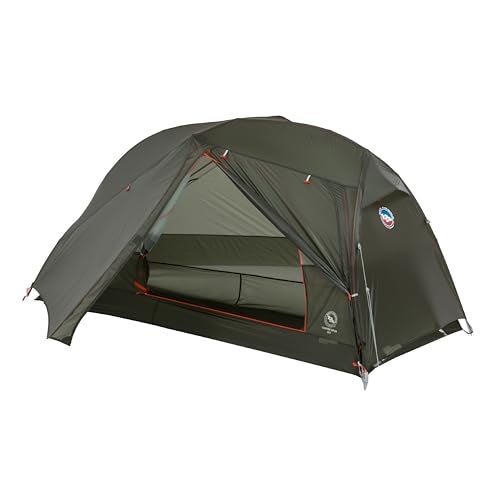 Big Agnes Copper Spur UL - Backpacking Tent For Camping, 3 Season, Ultralight, Waterproof, Anodized Poles, Lichen Green, 1 Person - Image 1