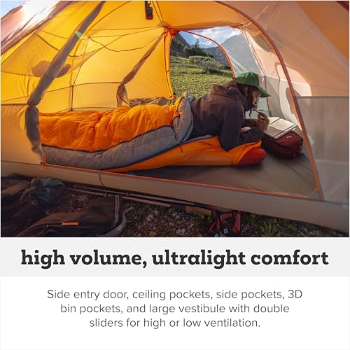 Big Agnes Copper Spur UL - Backpacking Tent For Camping, 3 Season, Ultralight, Waterproof, Anodized Poles, Lichen Green, 1 Person - Image 4