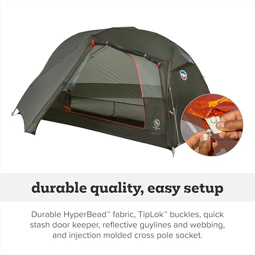 Big Agnes Copper Spur UL - Backpacking Tent For Camping, 3 Season, Ultralight, Waterproof, Anodized Poles, Lichen Green, 1 Person - Image 5