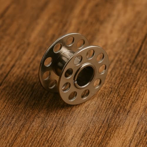Vemlons Bobbins Metal/Steel bobbins Sewing Machines Bobbins for Usha/Singer/bobbins,/Stainless Steel Sewing Machine Accessories 6 Bobbins/Any Automatic Sewing Machines bobbins Set of 6 piece - Image 3