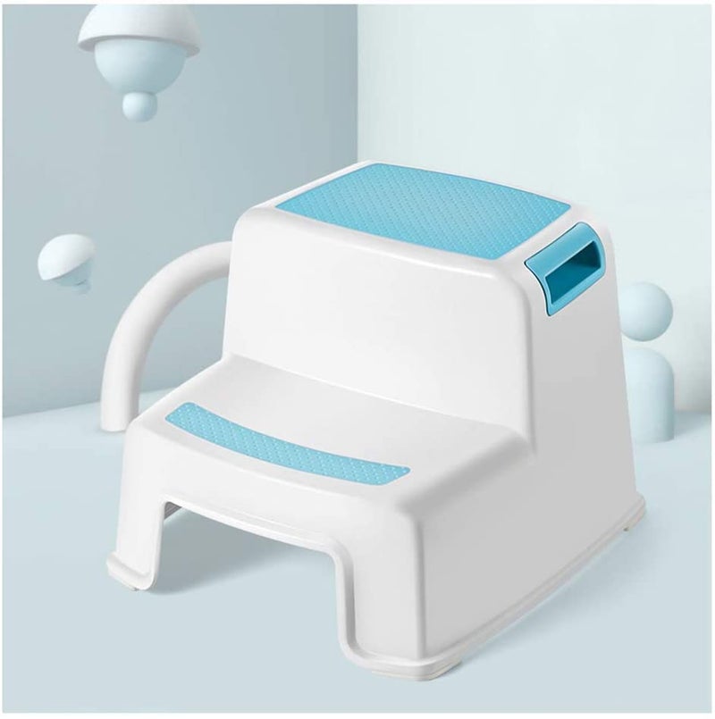 Abhsant Kids Step Stool for Toilet Baby Step Stool in Toilet Kitchen BathroomFun Bathroom Toilet TrainingVersatile TwoStep Design for Growing Children - Image 1
