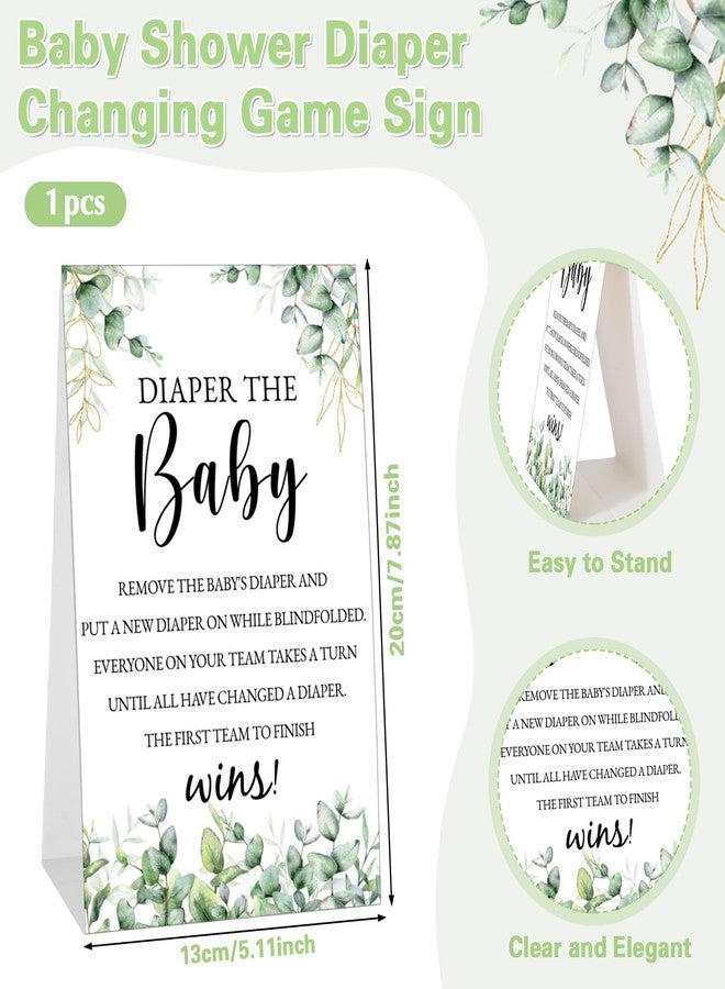 RoundFunny 33 Pcs Baby Shower Blindfolded Diaper Changing Games Supplies Including 4 Baby Dolls 4 Blindfold 24 Diapers and 1 Sign for Changing Race Party Favor Gender Reveal Game - Image 3