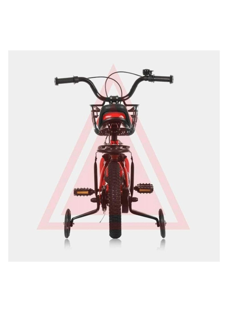 Cool Baby 12 inch Kids Bike with Handbrake and Basket with Training Wheels and Fenders Princess Bike  - Image 5