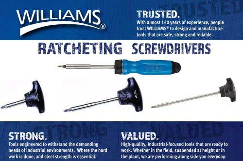 Williams JHWWRS-1 Magnetic Multi-bit Ratcheting Screwdriver, 9-Inch - Image 5