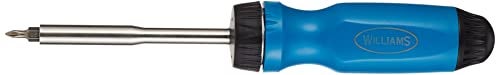 Williams JHWWRS-1 Magnetic Multi-bit Ratcheting Screwdriver, 9-Inch - Image 1