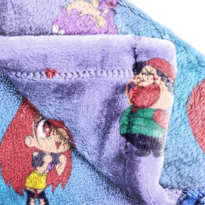 Jay Franco Kids Plush Throw Blanket â€“ Ultra Soft Cozy Plush Fleece for Bed, Couch, Sofa, Home DÃ©cor, Official Licensed Huntrix and Saja Boys, Light Purple - Kpop Demon Hunters, 50x60 - Large Throw - Image 5