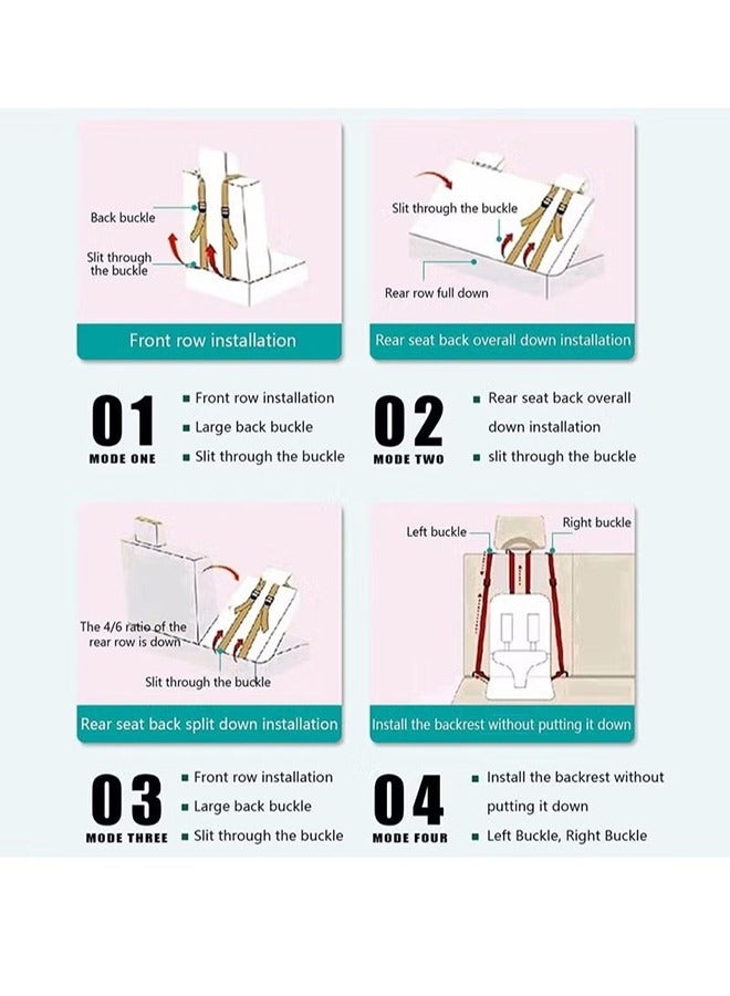 Gonice Foldable Child Simple Car Portable Seat Belt For Car Protection, 35 X 60 X 90 CM - Image 2