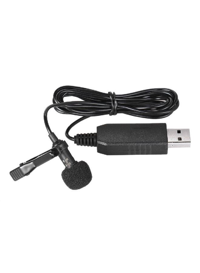 NIBEMINENT Portable Clip-On Microphone D4209 Black - Image 1
