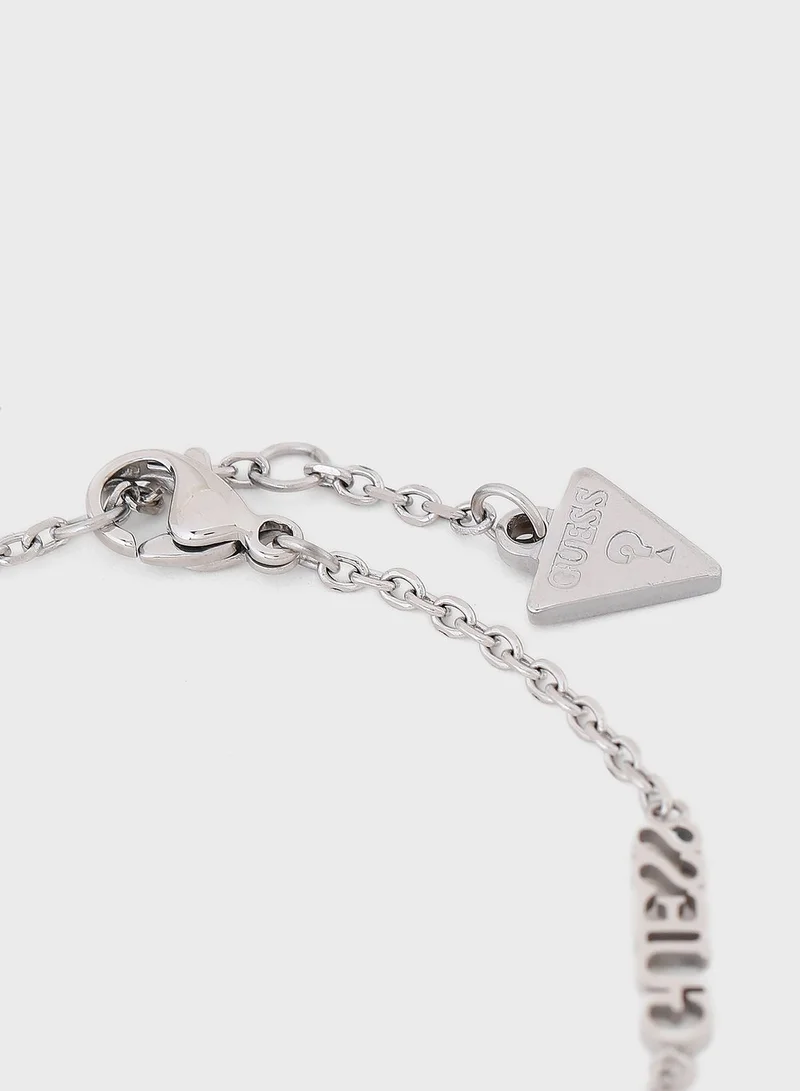 GUESS Pave & 4G Coin Bracelet