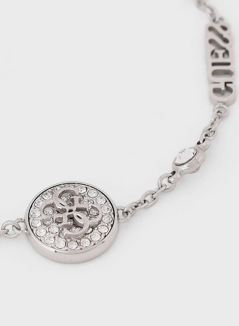 GUESS Pave & 4G Coin Bracelet