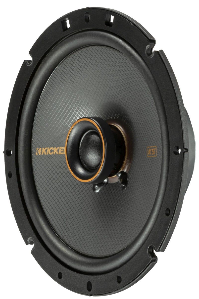 Kicker نظام مكبرات الصوت KICKER 51KSC6704، تصميم ثنائي الاتجاه، زوج واحد (1)، 6.75" (165 مم) ووفر/ميد رينج من البولي بروبيلين، 3/4" (20 مم) تويتر من الحرير، 100 واط RMS، 200 واط ذروة - Image 5