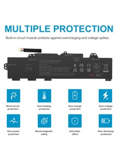 RSG RSG-HPP TT03XL Battery Compatible with HP EliteBook 755 G5 Series,HP EliteBook 850 G5 G6 Series, HP ZBook 15U G5 G6 Series Notebook(11.1V 5200mAh Black)  - Image 4