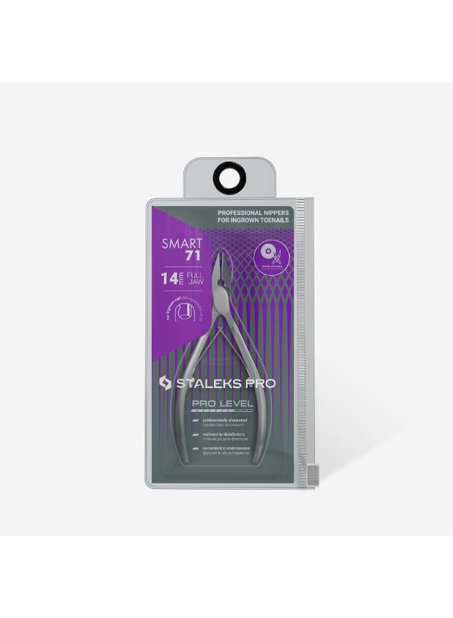 STALEKS PRO Professional Nippers for Ingrown Toenails Smart 71 14 mm - Image 3