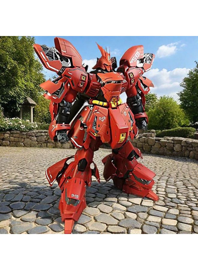 MG Daipan Shazabika Edition Gundam Platform Fuel Tank 6631 Primary Color 1:100 Color Box Other-Color:6631 Original Color Sazabi [with Light Beads + Water Sticker + Assembly] - Image 2