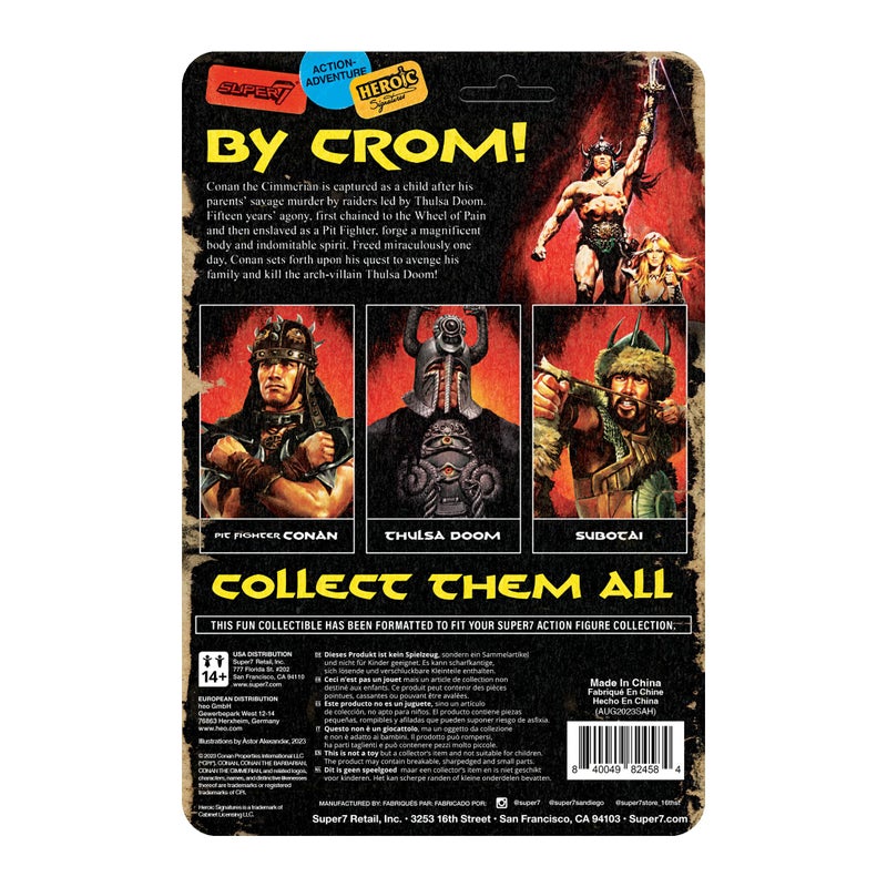 Super7 Pit Fighter Conan The Barbarian Reaction Action Figure - Image 3