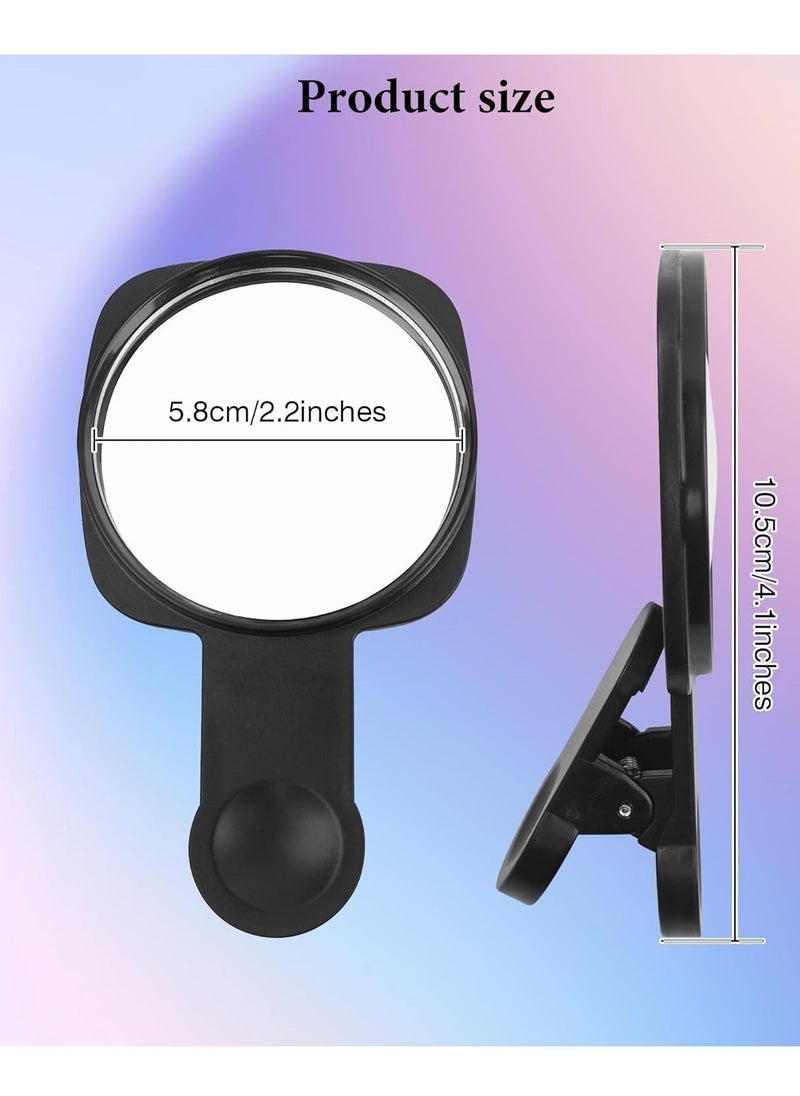 Generic - 1pc Phone Rear Camera Selfie Mirror - See How You Look in The Back Camera - for High Definition Photos (Black) - Image 1