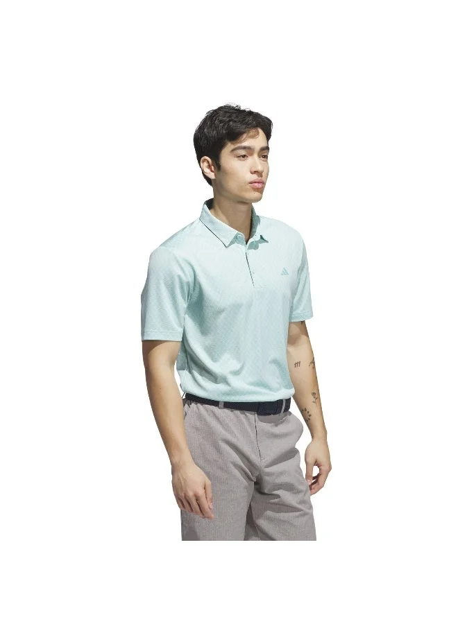 Adidas Turquoise Core Allover Print Polo Shirt for Men | Best Price UAE