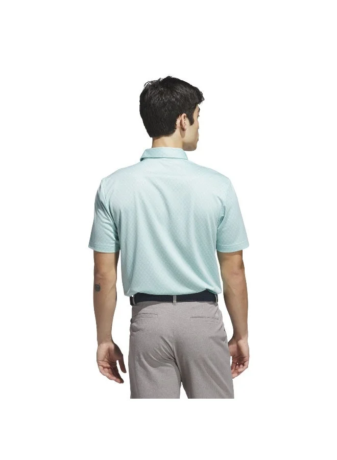 Adidas Turquoise Core Allover Print Polo Shirt for Men | Best Price UAE