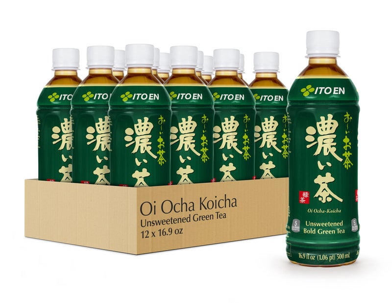 Ito En Oi Ocha Unsweetened Bold Green Tea 169 Fluid Ounce Pack of 12 Unsweetened Low Calorie - Image 3