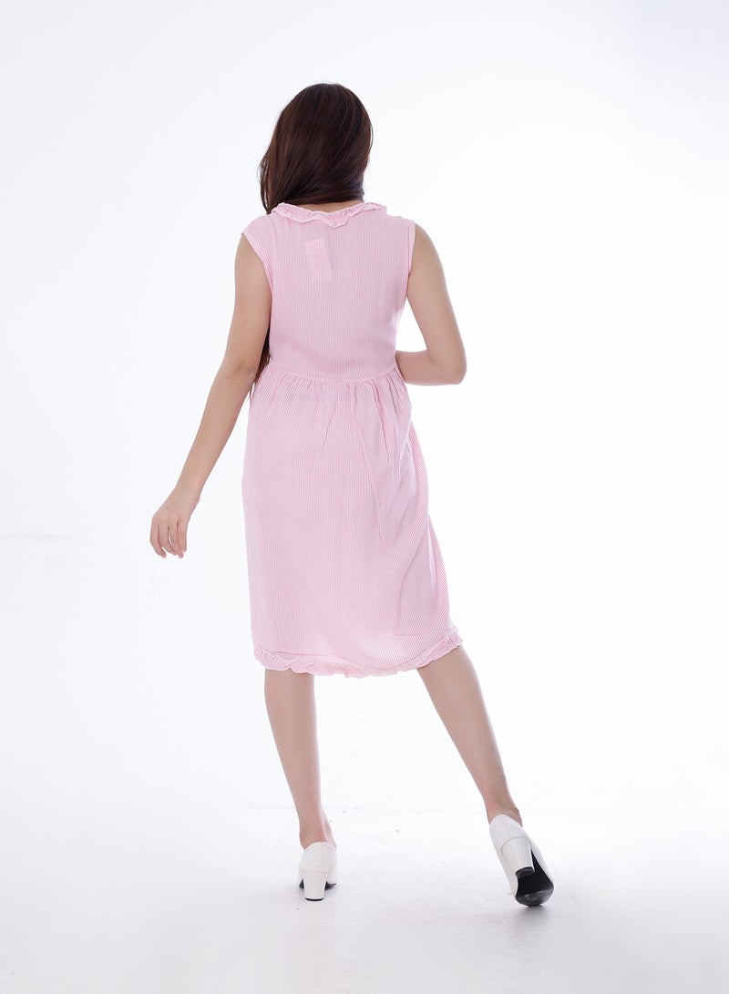 BEBO Girls Dress Pink - Image 3