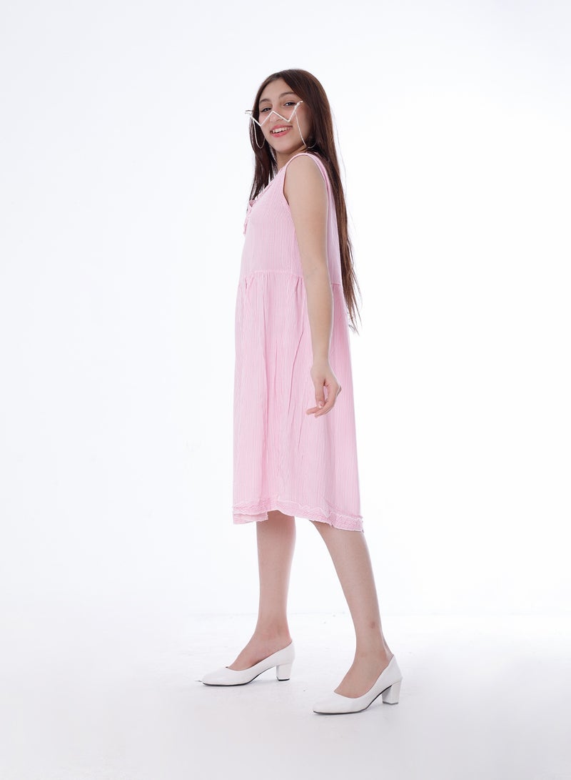 BEBO Girls Dress Pink - Image 2
