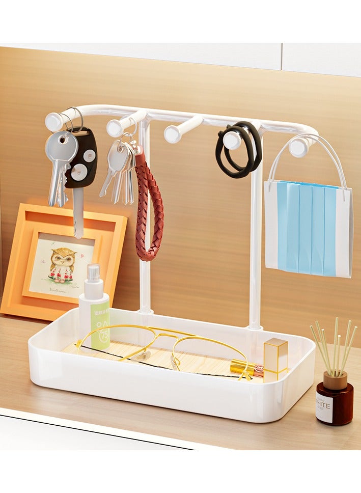 Living Room Decorations Entrance Shoe Cabinet Key storage Foyer Hanging Home Furnishings Desktop Tray For Storage  - Image 2
