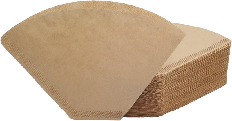 Irekamons #4 Cone Coffee Filter 8-12 Cup, 200 Count Unbleached Natural Paper, No Blowout, Disposable for Pour Over and Drip Coffee Maker - Image 1