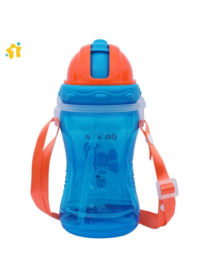 1st Step 360 Ml Polypropylene Bpa Free Sport Straw Sipper Cup With Detachable Straps And Straw Lid (Blue) - Image 5