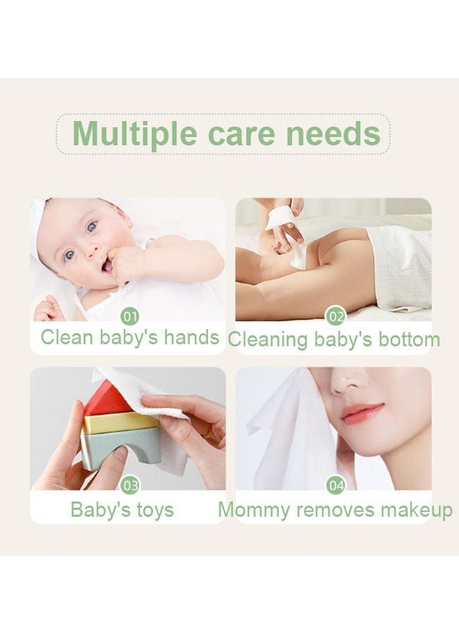 سينسيتف ٩٠ منديل مبلل للأطفال، ٩٩٫٩٪ ماء، مناديل أطفال غير معطرة وخالية من الكحول، مضادة للحساسية، مناسبة لبشرة الأطفال حديثي الولادة الحساسة - Image 5