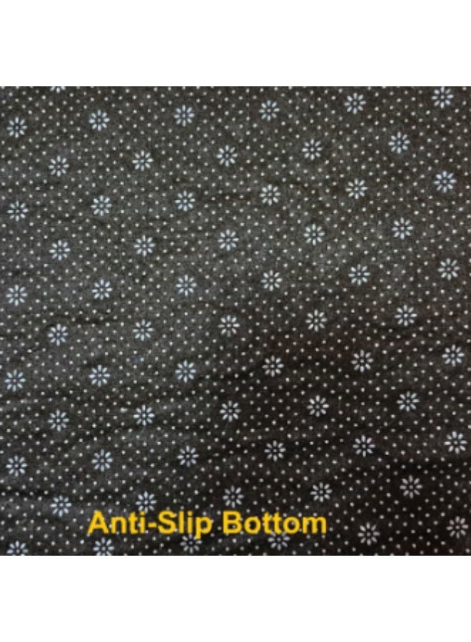 Velvet prayer  green, 80x120 cm; Velvet prayer mat, light gray, 80x120 cm - Image 4