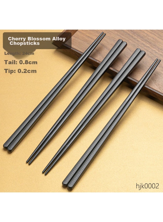 Millennium Love Wood Qianianlianmu Household -style Pointed Chopsticks, Sushi Restaurant High-end Commercial Use For Restaurants And Hotels, 10 Pairs, Hjk0002  - Image 1