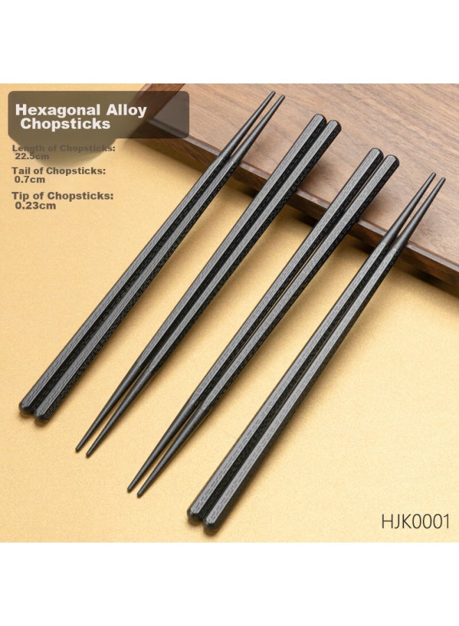 Millennium Love Wood Qianianlianmu Household -style Pointed Chopsticks, Sushi Restaurant High-end Commercial Use For Restaurants And Hotels, 10 Pairs, Hjk0002  - Image 2