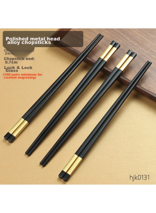 Millennium Love Wood Qianianlianmu Household -style Pointed Chopsticks, Sushi Restaurant High-end Commercial Use For Restaurants And Hotels, 10 Pairs, Hjk0002  - Image 3