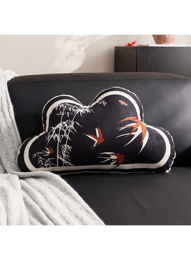 Special-shaped Cloud Pillow Case New Chinese Style Light Luxury Advanced Sense Study Tea Room Decoration Pillow Cushion Living Room Sofa Pillow