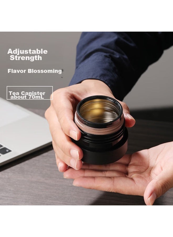 Tomimitsu Fuguang Insulated Mug, 316 Stainless Steel, Men's Business Office Tea Infuser Cup, Cold Water Bottle, Birthday Gift - Image 4