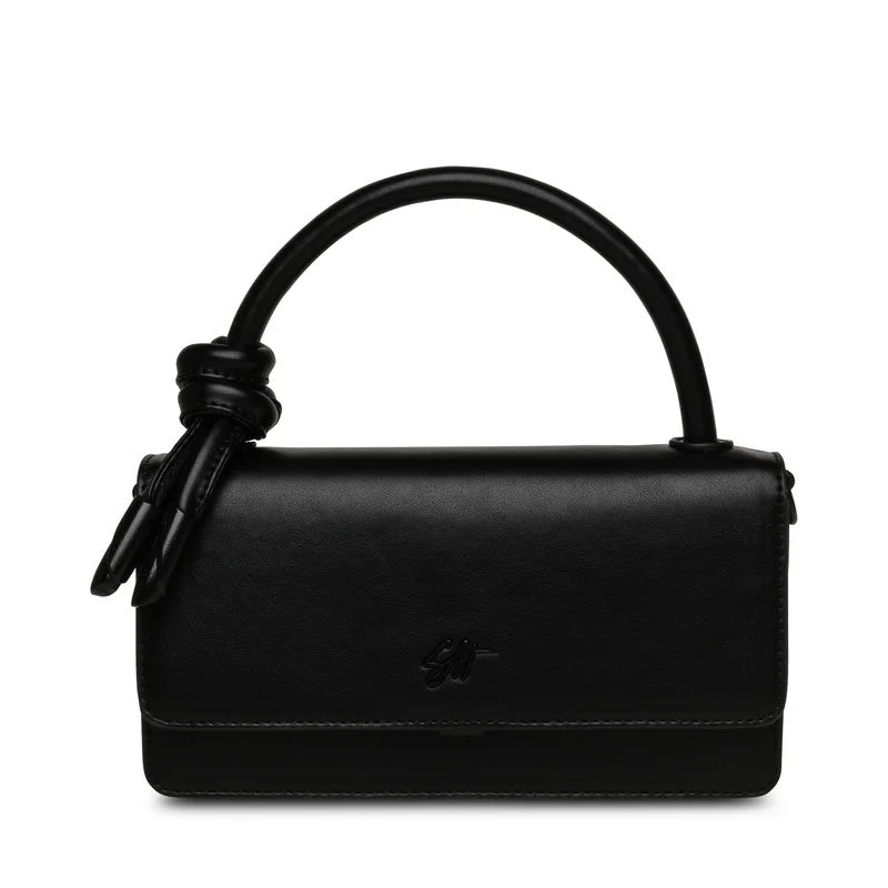 Bcrete Solid Flap Top Handle Bag