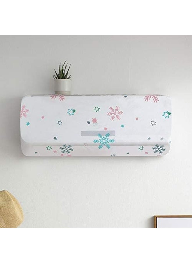 غطاء مكيف جداري داخلي – تصميم متعدد الأشكال – مقاس 95×31×22 سم – قماش مقاوم للماء والغبار بحافة مطاطية، قابل للغسل للحماية والديكور – 1 قطعة - Image 2