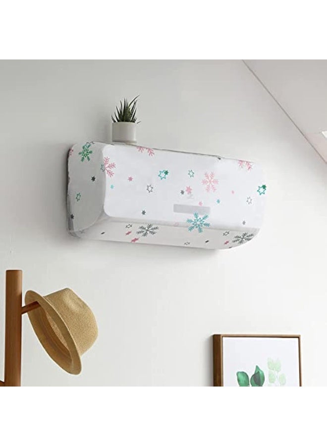 غطاء مكيف جداري داخلي – تصميم متعدد الأشكال – مقاس 95×31×22 سم – قماش مقاوم للماء والغبار بحافة مطاطية، قابل للغسل للحماية والديكور – 1 قطعة - Image 3