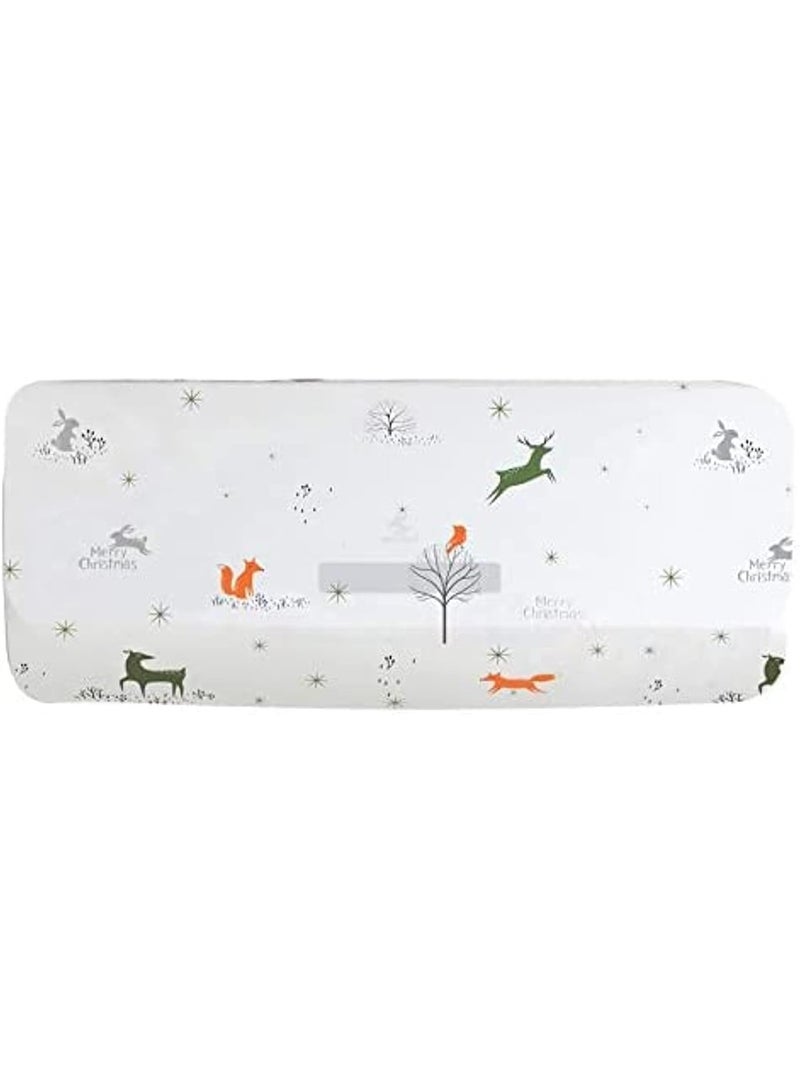 غطاء مكيف جداري داخلي – تصميم متعدد الأشكال – مقاس 95×31×22 سم – قماش مقاوم للماء والغبار بحافة مطاطية، قابل للغسل للحماية والديكور – 1 قطعة - Image 4