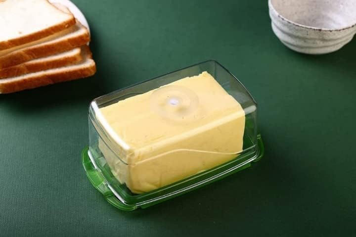 Gra8 Butter Dish with Lid Container - Cheese Server Sealing Storage, Keeper Tray, Butter Keeper, Butter Box, Kitchen Accessories Items Dining- Plastic Container (1Pcs) (Multicolor) - Image 3