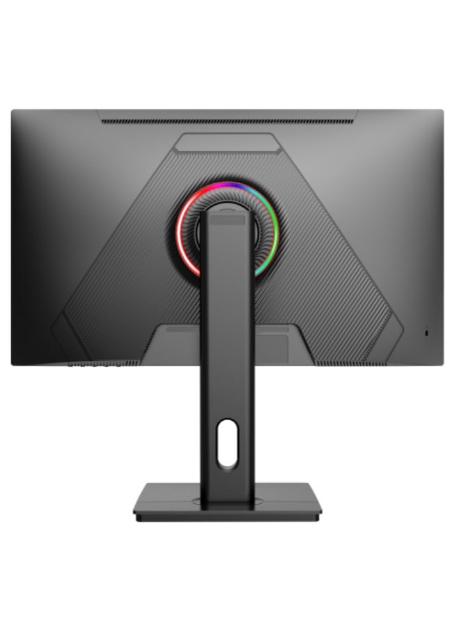 فلوف شاشة ألعاب 27 بوصة، شاشة كمبيوتر QHD 2560 × 1440، معدل تحديث 240 هرتز، حامل دوار قابل للتعديل مع مكبرات صوت مدمجة، باللون الأسود - Image 2